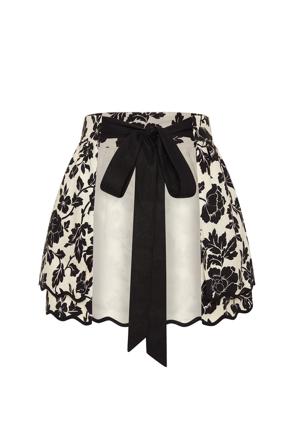 ROMEO APRON - NOIR BLOOM