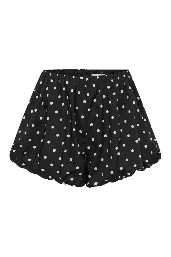 AURELIA SHORT - BLACK WHITE POLKA DOT