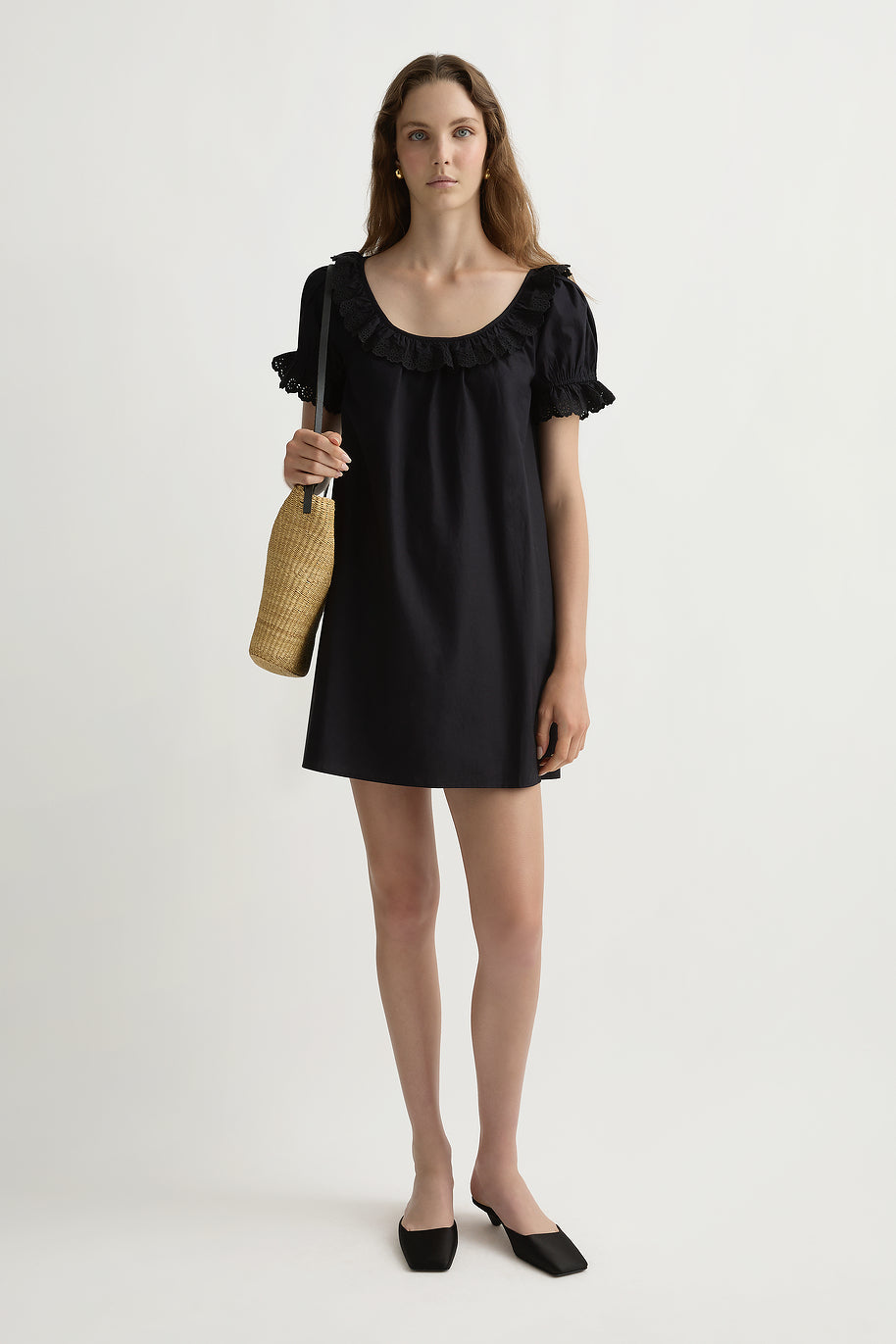 posse black dress VISIONS LACE DEEP V MAXI DRESS | EBONY — THIRD FORM