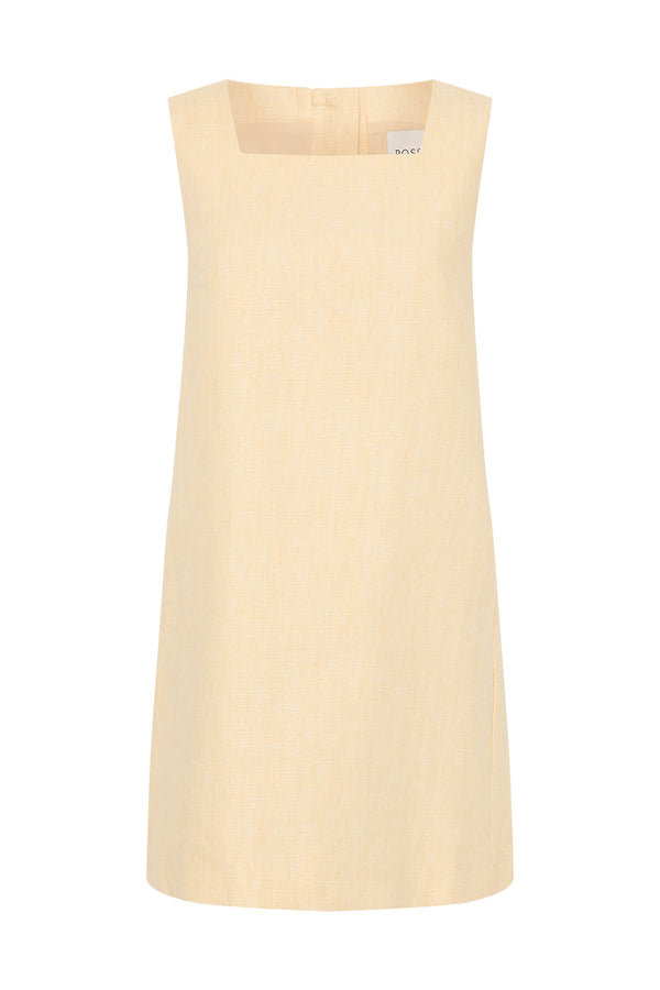 RIO SHIFT DRESS - DUSTY CITRON