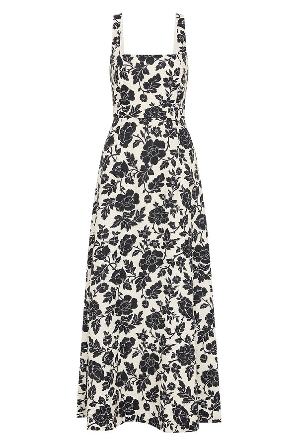 SKYLA DRESS - NOIR BLOOM
