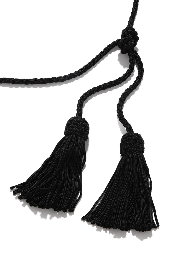 TASSEL BELT - BLACK
