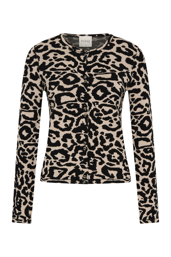 LEXI CARDIGAN - LEOPARD
