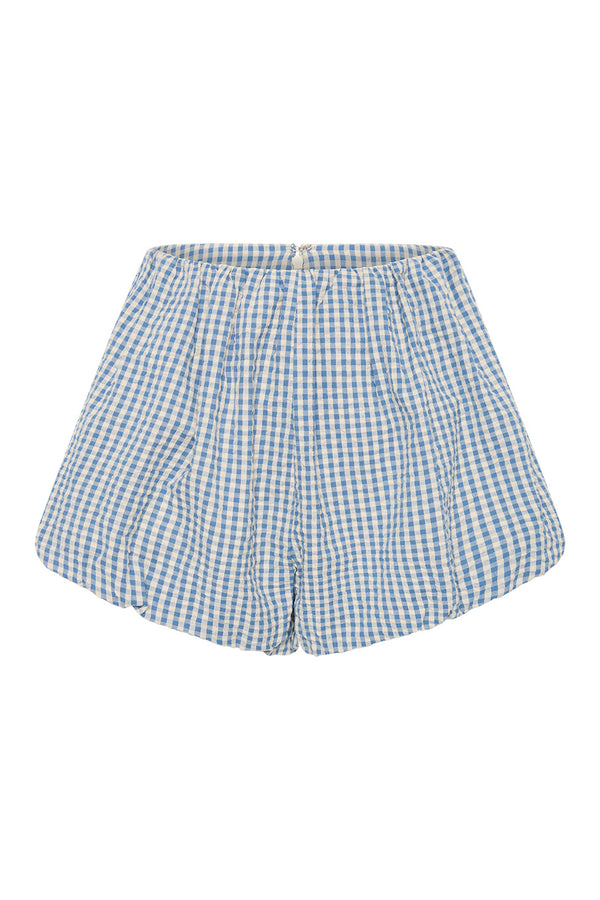AURELIA SHORT - BLUE GINGHAM