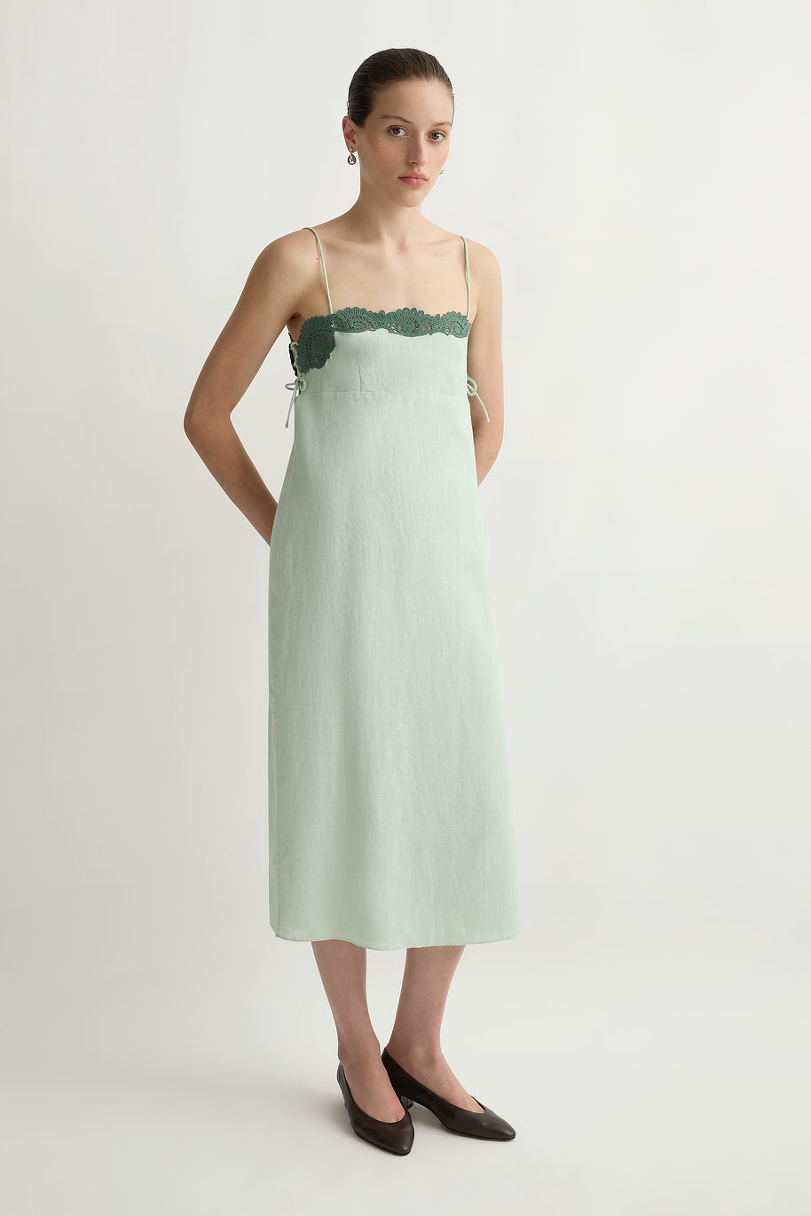 Posse - green Darya Dress for Women - size L INT - 24S Posse - green Darya Dress for Women - size L INT - 24S
