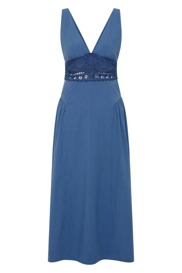 VEDA V-NECK DRESS