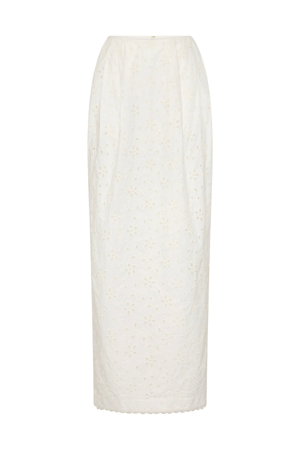 SALMA SKIRT - VINTAGE WHITE