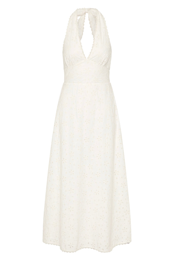 SALMA DRESS - VINTAGE WHITE