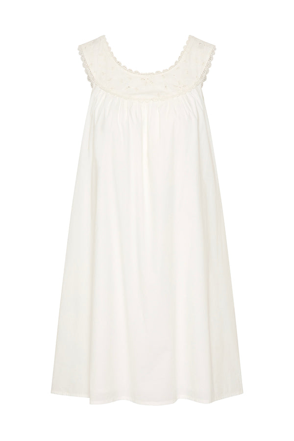 SALMA MINI DRESS - VINTAGE WHITE