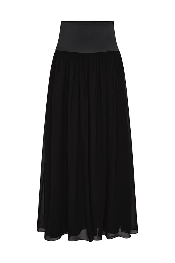SOLENE SKIRT - BLACK