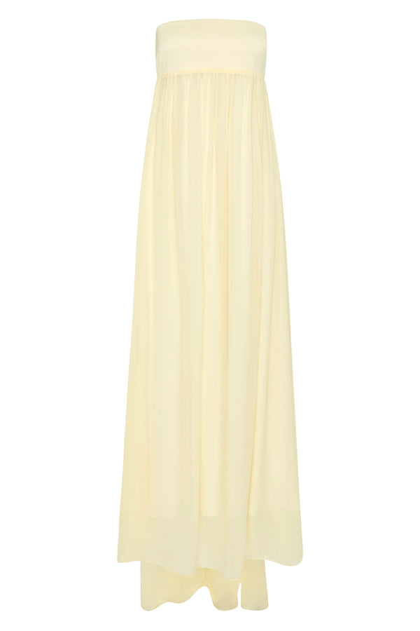 SOLENE DRESS - BUTTER YELLOW