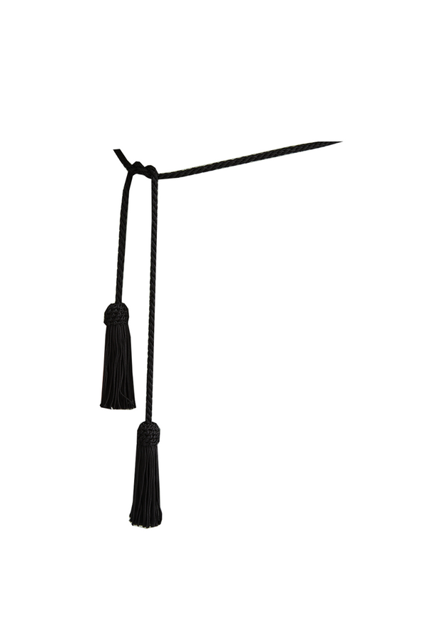 TASSEL BELT - BLACK